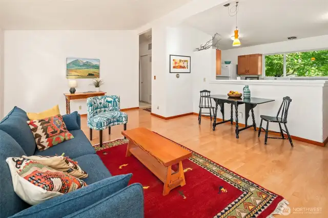 Kitchen is open to the great room so there's light from north and south in this space -- the perfect configuration