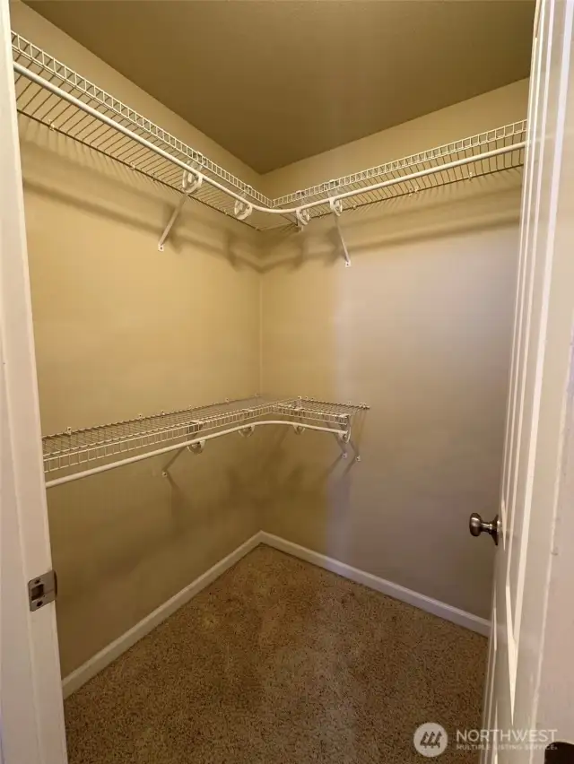master bedroom walk in closet