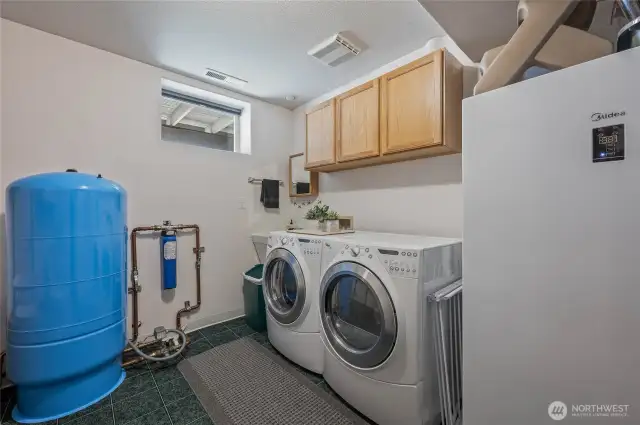 Laundry room on lower level