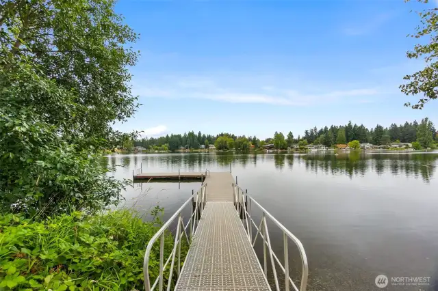 Community Park Lake Dock