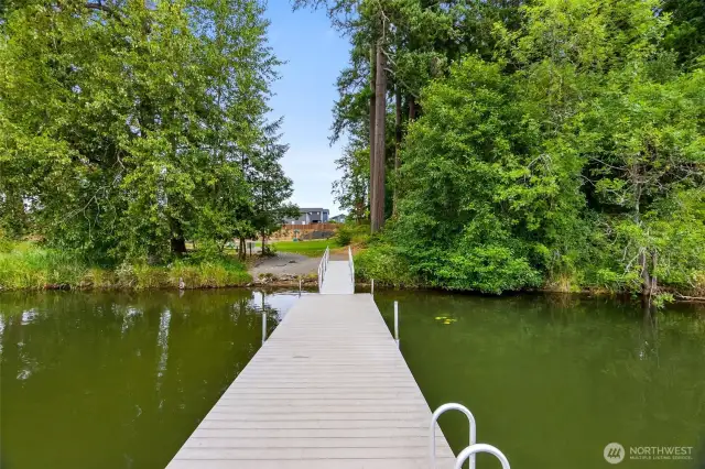 Community Park Lake Dock