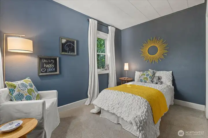 Main floor bedroom, a serene sanctuary.