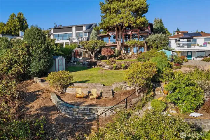 Striking architecture with soaring windows that frame the panoramic Puget Sound views and flood the interiors with natural light.
