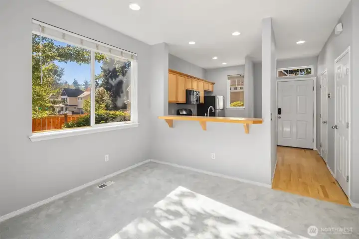 Kitchen and Living Room