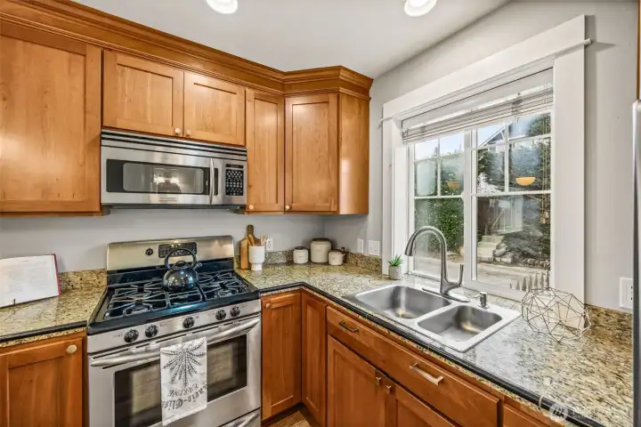 Tons of counter space and storage for everyday convenience.