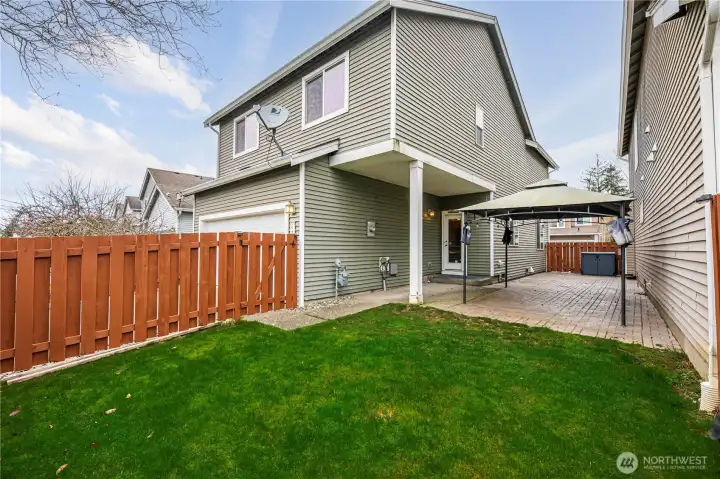 Patio added in 2021, $9,200 investment