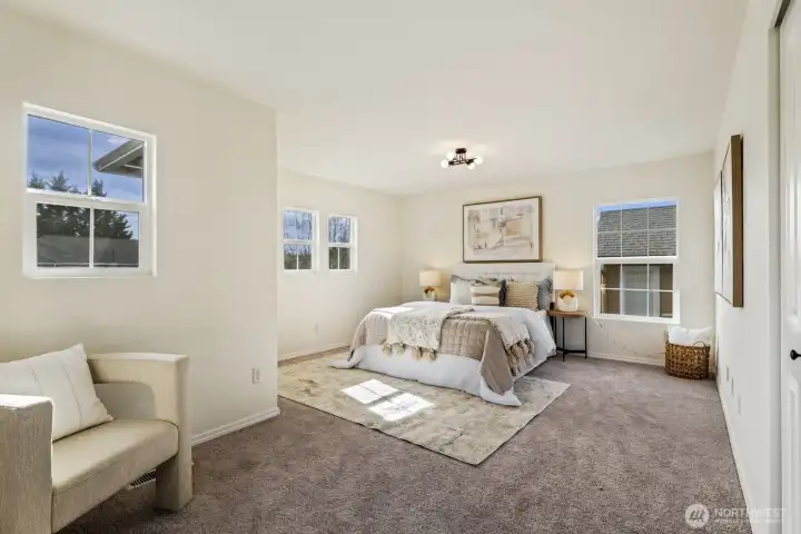 Large bonus room perfect for media, recreation, or flexible living space.