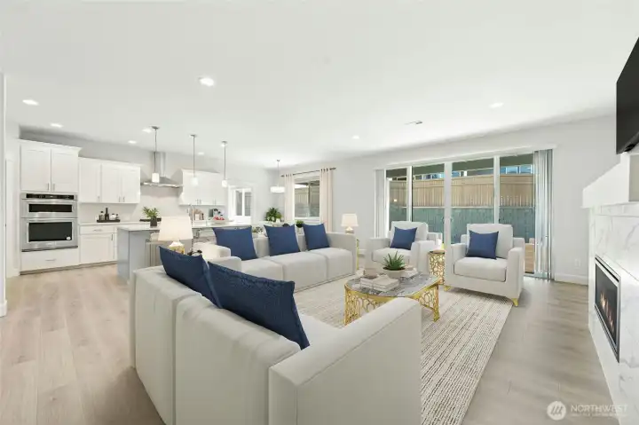 This is a general representation of floor plan and may vary from actual home constructed. Features in photos, upgrades, elevation, materials, dimensions and layout all subject to change without notice.