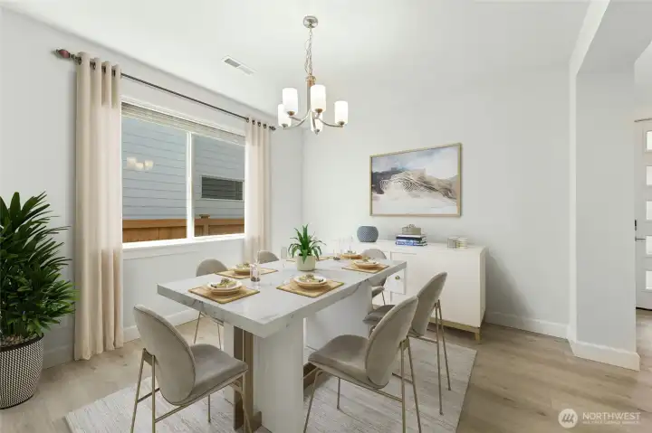 This is a general representation of floor plan and may vary from actual home constructed. Features in photos, upgrades, elevation, materials, dimensions and layout all subject to change without notice.