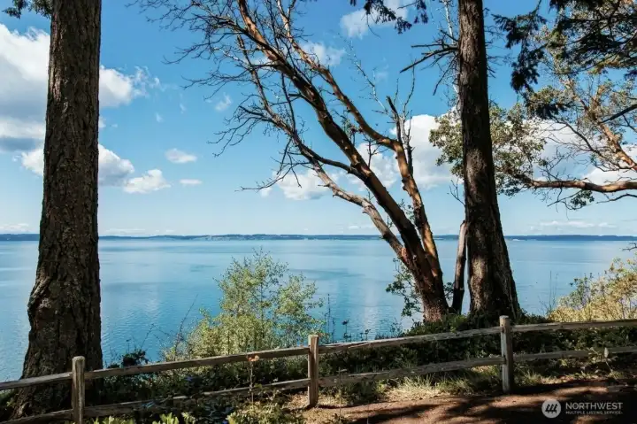 Views that only a west facing waterfront property can provide.