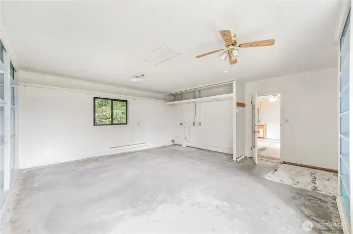 The guest cabin has endless possibilities, it is just awaiting your imagination and vision.