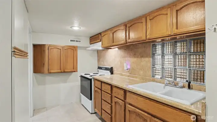 Basement kitchenette Basement kitchenette
