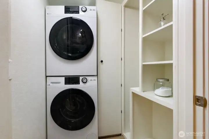 New washer/dryer.