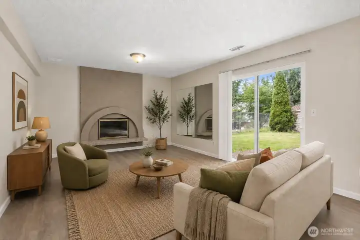 Lower level Rec Room - virtually staged. Lower level Rec Room - virtually staged.
