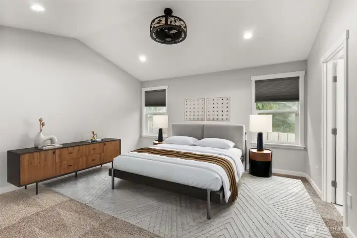 Primary Bedroom - Virtually Staged Primary Bedroom - Virtually Staged