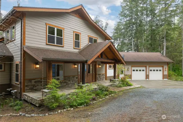 Welcome to this custom built and designed home just fifteen minutes to Bellingham with such a serene setting.