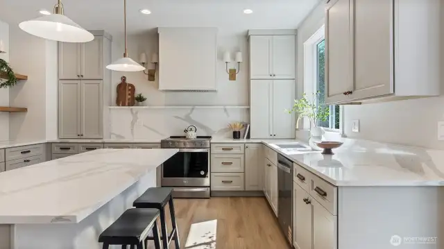 Chef's kitchen.