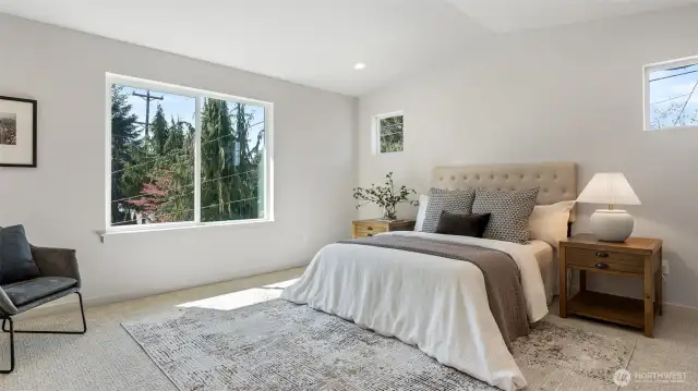 Bright, Spacious Primary Bedroom.