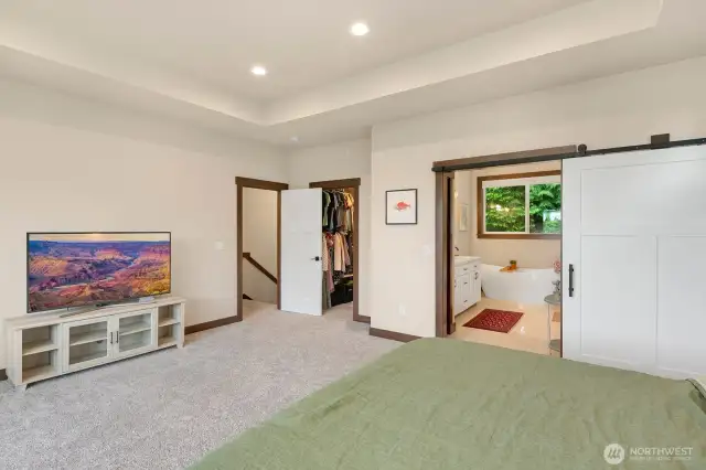 huge primary suite