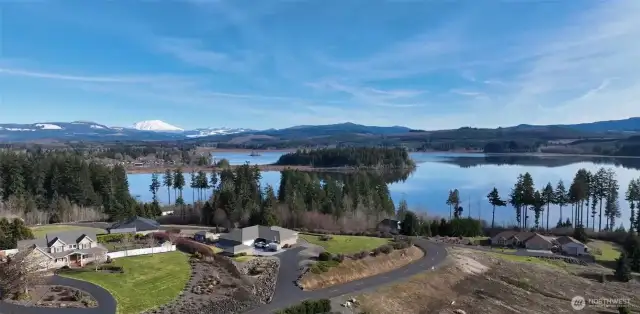 Stunning lake views as you walk through the pristine neighborhood.