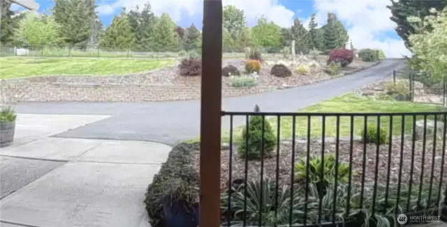 View from the front porch.