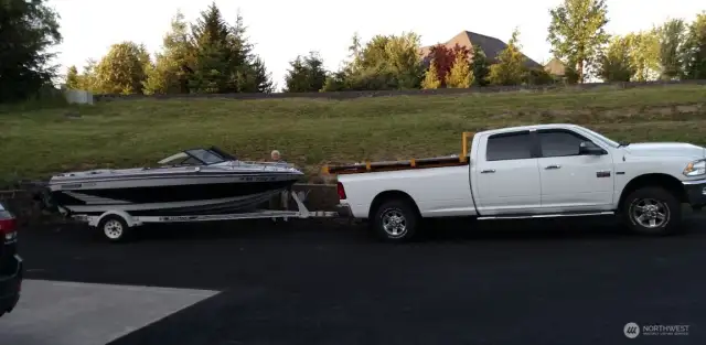 Previous owner had a boat, RV, and several cars.