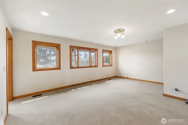 Primary bedroom with a beautiful on-suite.