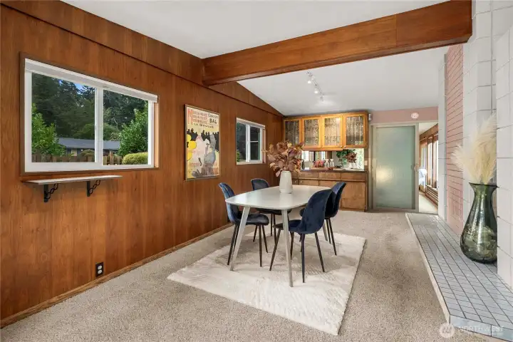 A dining room full of character—where every meal feels special