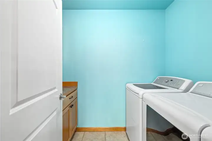 Washer & dryer stay!