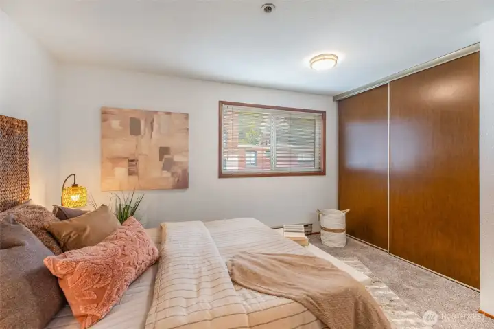 Primary bedroom with ensuite bath.