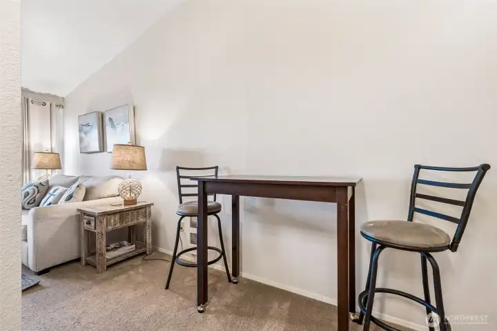 Enough space for a breakfast table