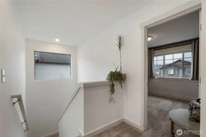 View from top of the stairs