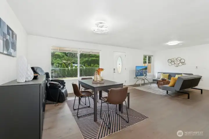 Dining room to Living area