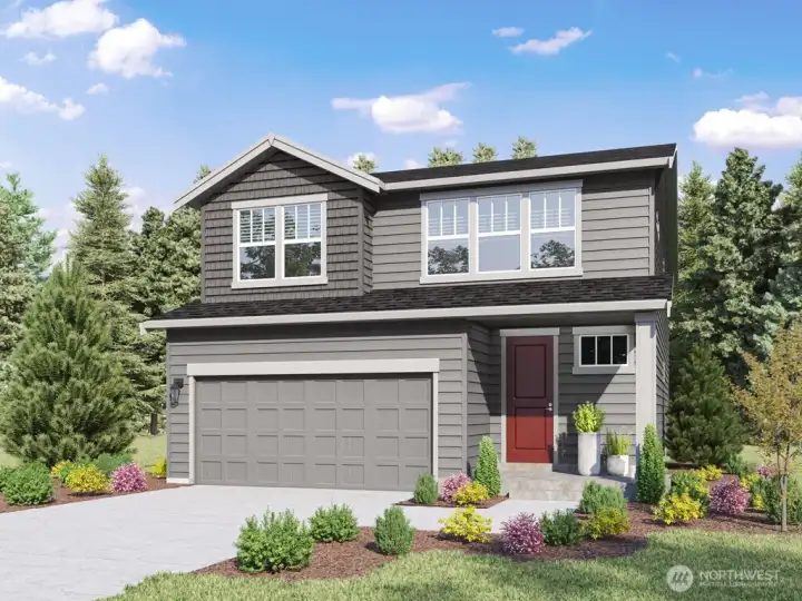 Front elevation of home