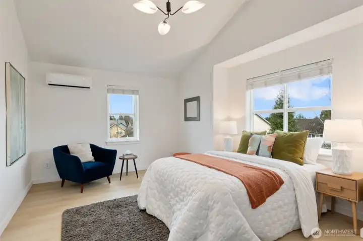 Primary suite (there are views of Rainier on clear days)