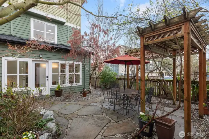 Private and luxurious patio area