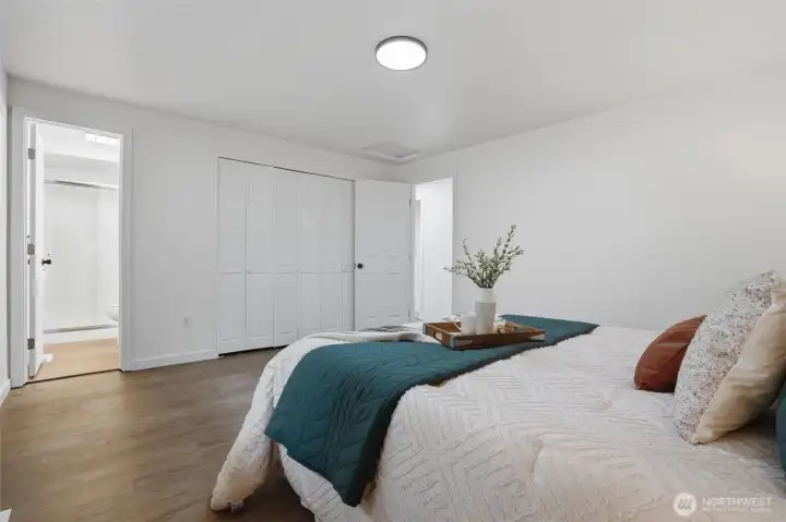 Primary bedroom with ensuite