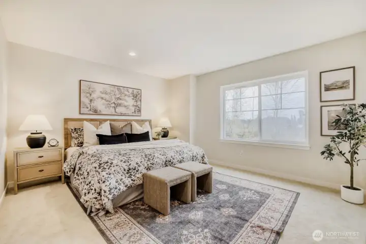 Oversized Primary with Ensuite Bath and Walk-In closet