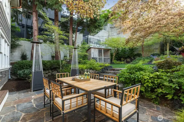 Private and park-like, to complement the expansive views out front.