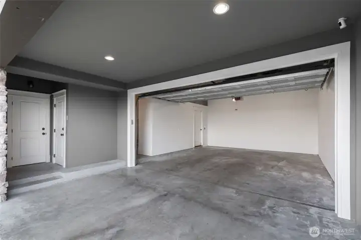 Room for 2 cars in the garage and 2 more in the driveway.