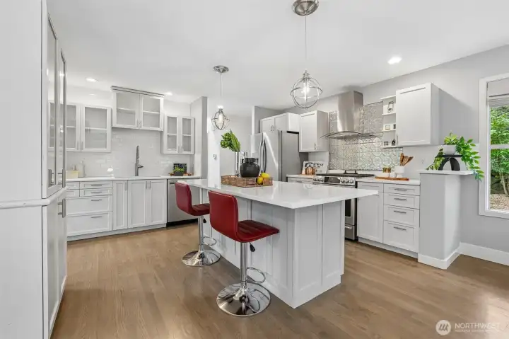 Recently updated kitchen