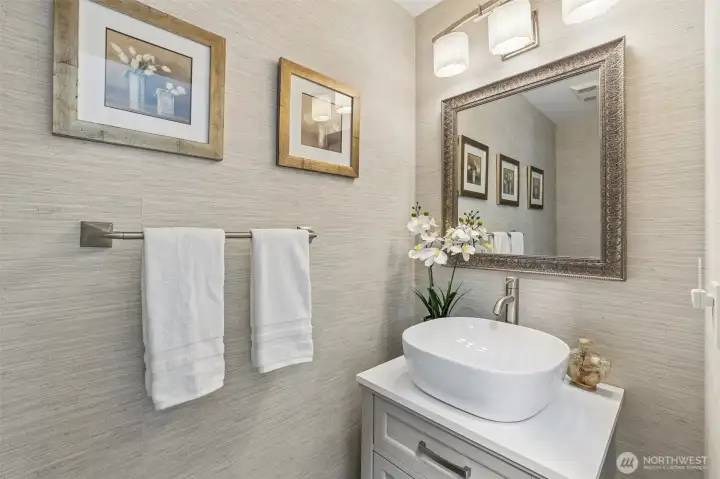 Main floor powder room