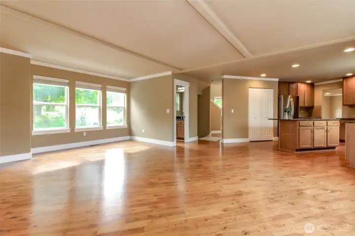 Thoughtfully designed open living spaces offer flexibility for any lifestyle.