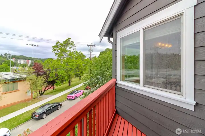 Enjoy peaceful outdoor space directly accessible from the primary suite.