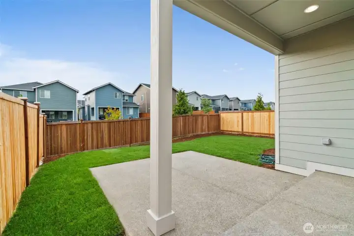 Covered patio