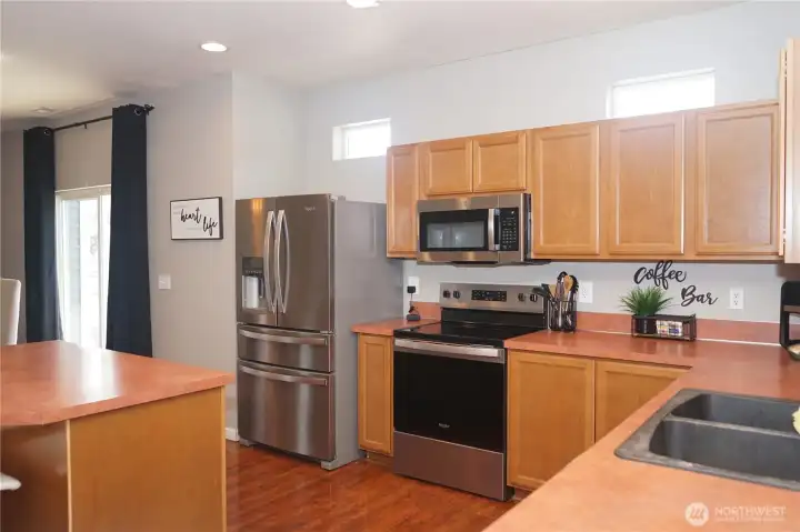 Kitchen with new appliances