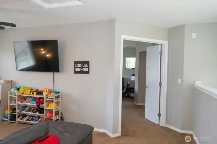 Bonus room towards primary suite