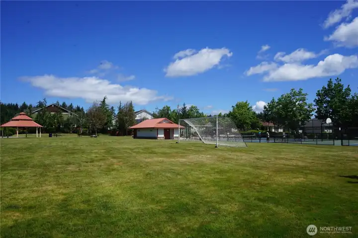 Main community Park including tennis courts