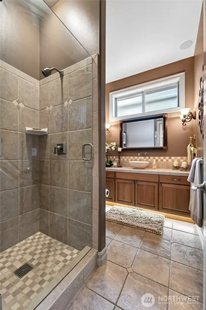 3/4 bath on main floor
