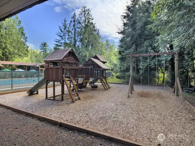 Play area next to clubhouse/pool.